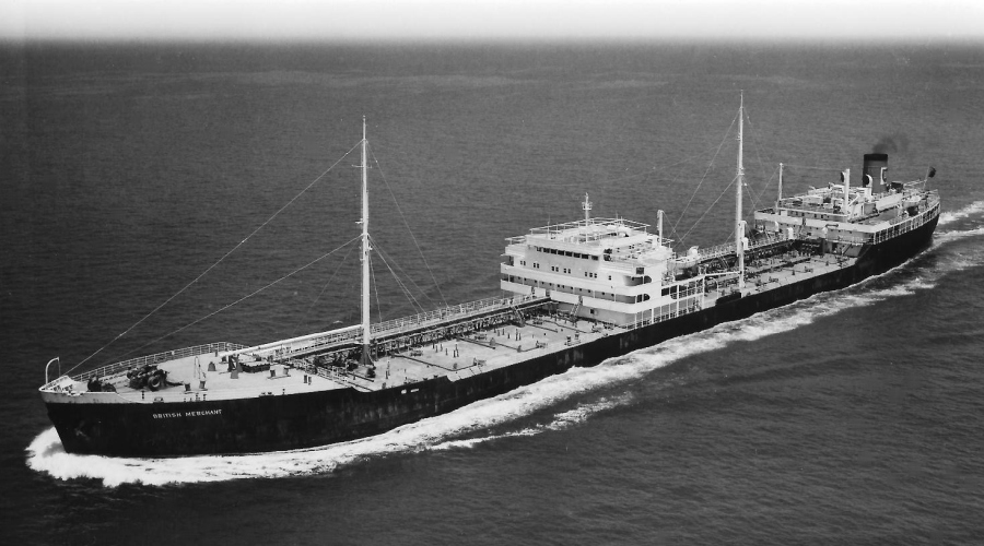 British Yeoman Ship of the BP Tankers Shipping Co OLD PHOTO 