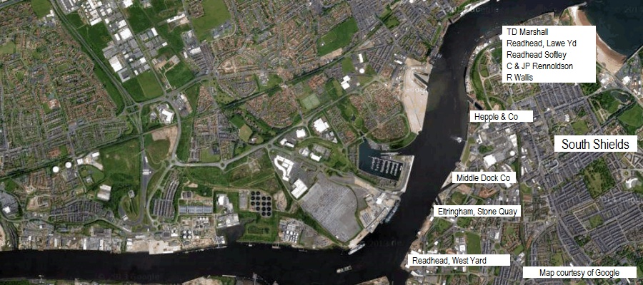 Shipbuilders in the South Shields area